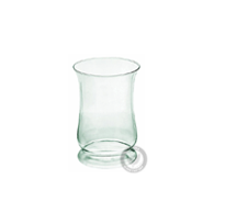 Glass hurricane vase W-256G H:26cm D:16,5cm