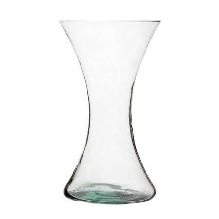 Glass vase W-55K H:20cm D:14cm