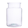 Glass jar vase W-332R2 H:19,5cm D:14cm