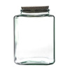 Glass jar vase H:20cm D:14,5cm WMP-001